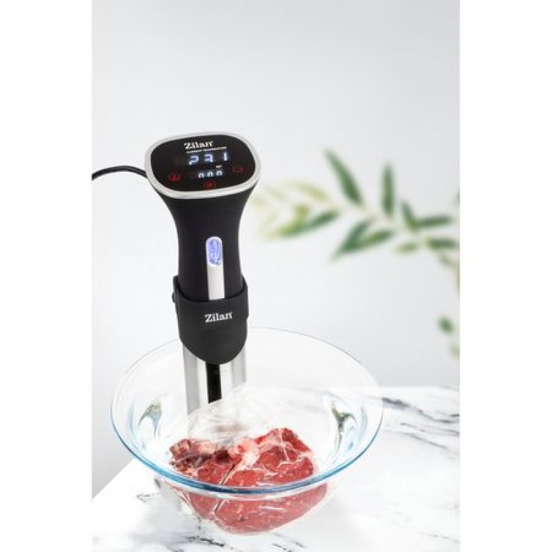 Aparat pentru gatit Sous Vide Zilan ZLN-4007, Argintiu/Negru 800 W, oprire automata, functie timer, display LCD,