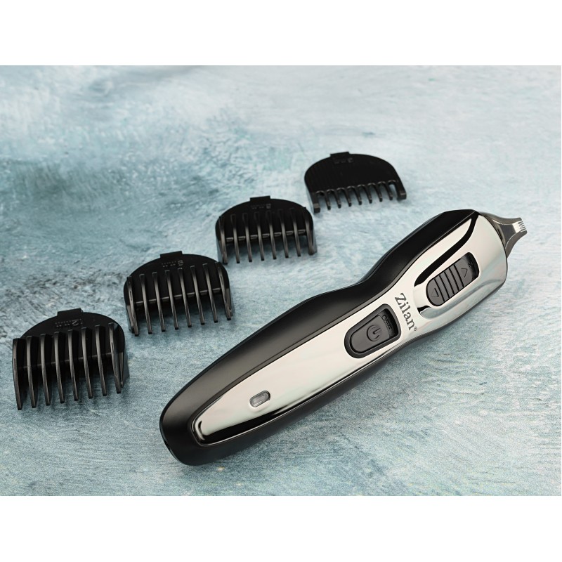 Aparat tuns facial si corporal 5in1, Zilan ZLN-3857, Acumulator reincarcabil + Stand de sustinere si incarcare