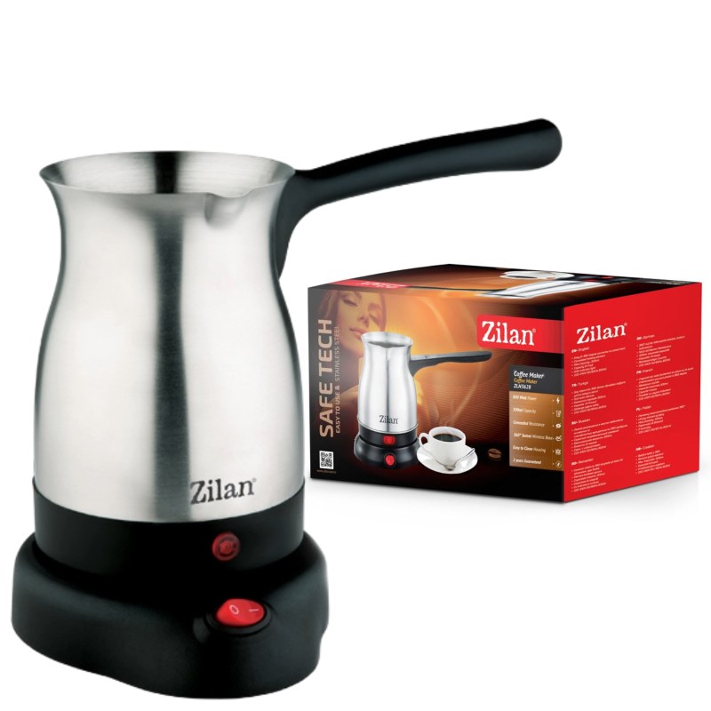 Ibric electric pentru cafea Zilan ZLN-3628, Putere 800W, Capacitate 6 cesti