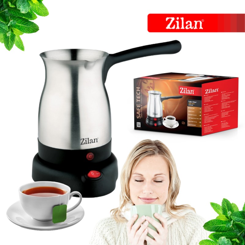 Ibric electric pentru cafea Zilan ZLN-3628, Putere 800W, Capacitate 6 cesti