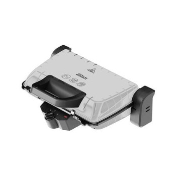 Sandwich-maker and Grill Zilan ZILAN ZLN-4021, 1600 W, Termostat reglabil, Placi antiaderente, Inox