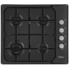Plita incorporabila email 4 ochiuri Zilan ZLN-0034, Negru Gaz gpl sau natural, 60x50 cm