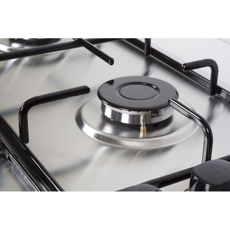 Plita incorporabila ZILAN ZLN-1525,60x50 cm, Inox, 4 ochiuri, Gaz gpl sau natural