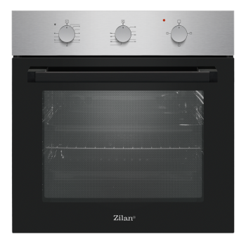 Cuptor incorporabil Zilan ZLN-0065, Electric, 2200W, Timer 90 min, 70 l, Clasa A, Inox