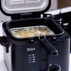 Friteuza Zilan ZLN-0010, 1600 W, 2.5 l, Termostat reglabil, Cuva detasabila, inox