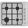 Plita incorporabila inox Zilan ZLN-0027, Gaz gpl sau natural, Aprindere electrica, 4 arzatoare, 60x50 cm