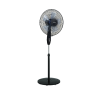 Ventilator cu picior si inaltime reglabila Zilan ZLN-1185,cu 3 viteze si diametru 41 cm,putere 60W,temporizator,pozitie fixa sau rotativa, Negru