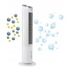 Ventilator tip turn cu racire si oscilatie, Zilan ZLN-1010, 60W, conectare WIFI, 3 viteze, Inaltime 100 cm, Alb