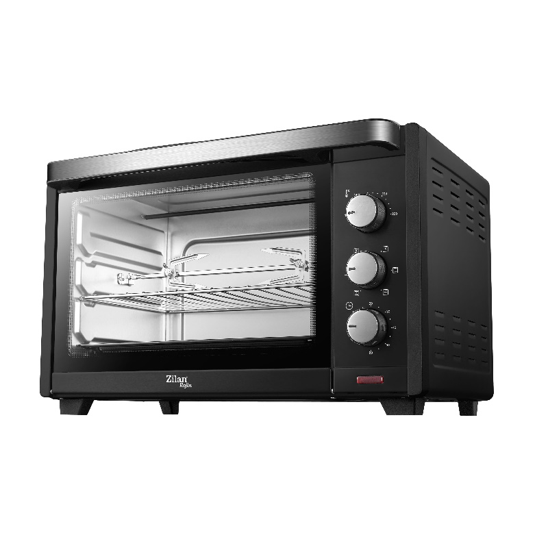 Cuptor electric Zilan ZLN-1017 ROJIN, 1600 W, 35 Litri, Temperatura Reglabila, Convectie, Negru