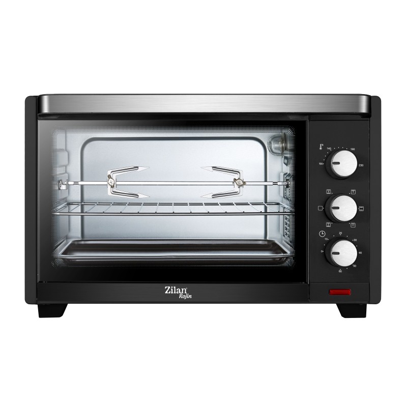 Cuptor electric Zilan ZLN-1017 ROJIN, 1600 W, 35 Litri, Temperatura Reglabila, Convectie, Negru