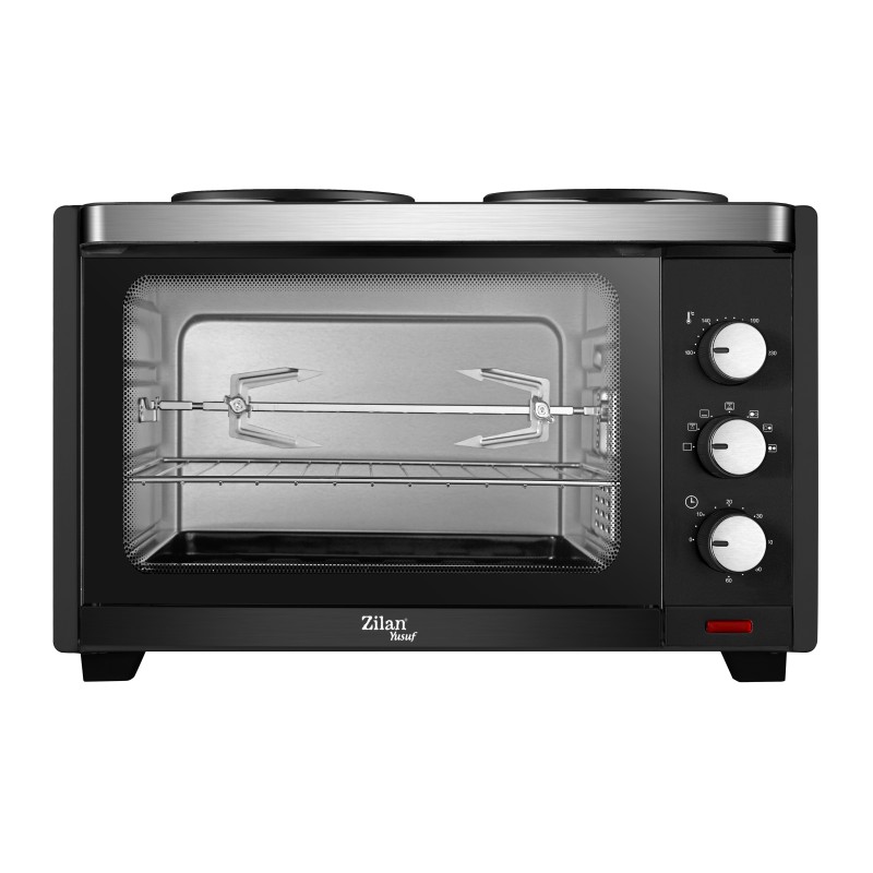 Cuptor electric Zilan ZLN-0997 YUSUF, 1600 W, 28 Litri, Temperatura Reglabila, Negru