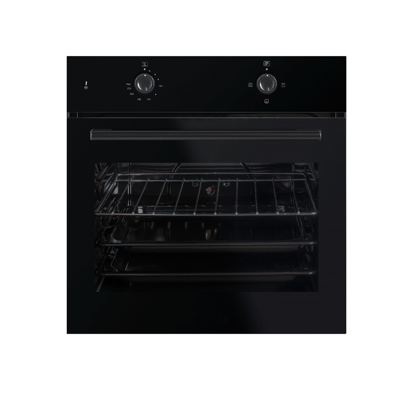 Cuptor incorporabil FLORIA ZLN-1857 cu lumina interioara, temperatura reglabila, 3 metode de incalzire, incorporabil, putere 1600W,  Negru