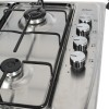 Plita incorporabila Zilan ZLN-1918 GPL si Gaz natural 58x50 cm, 3 ochiuri, 1 ochi electric, duze de schimb incluse, aprindere electrica, Inox