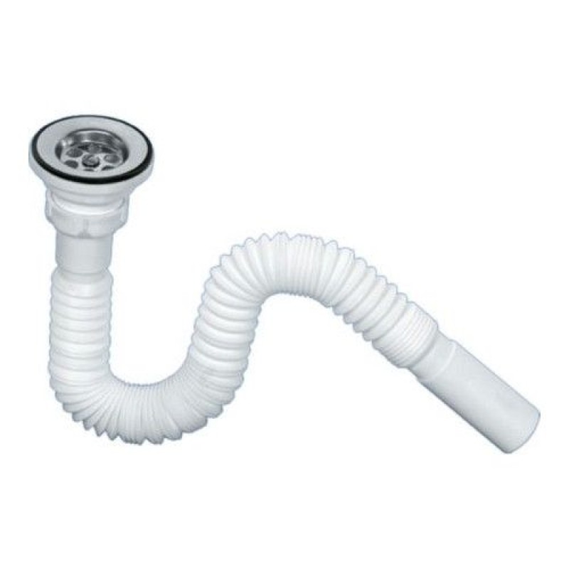 Chiuveta inox 430-04mm, Pentru masca ZLN-1862, cuva stanga+sifon scurgere cu ventil