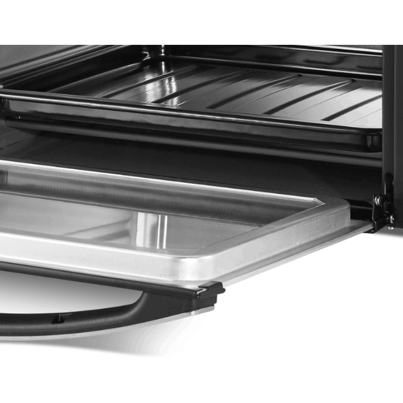 Cuptor electric Zilan ZLN-0973 RODIN, 1200 W, 15 Litri, Temperatura Reglabila, Geam Duble, Negru