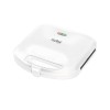 Sandwich Maker Floria ZLN-0830 Alb, Putere 750W, Placa de tip grill, Antiaderenta, indicator luminos