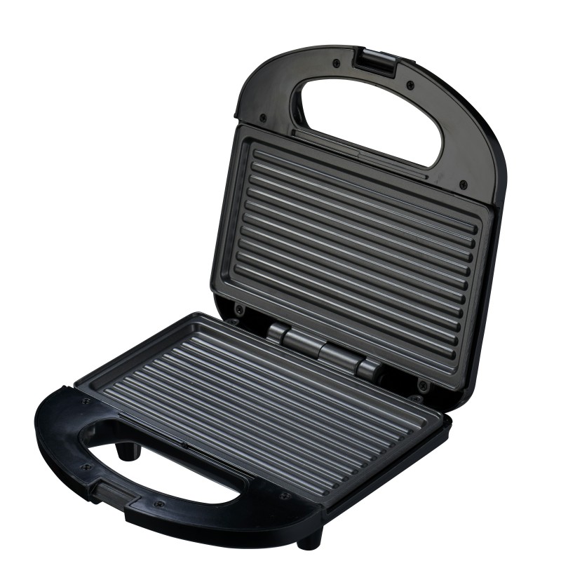 Sandwich Maker Floria ZLN-0829N, Putere 750W, Placa de tip grill, Antiaderenta, indicator luminos, Negru