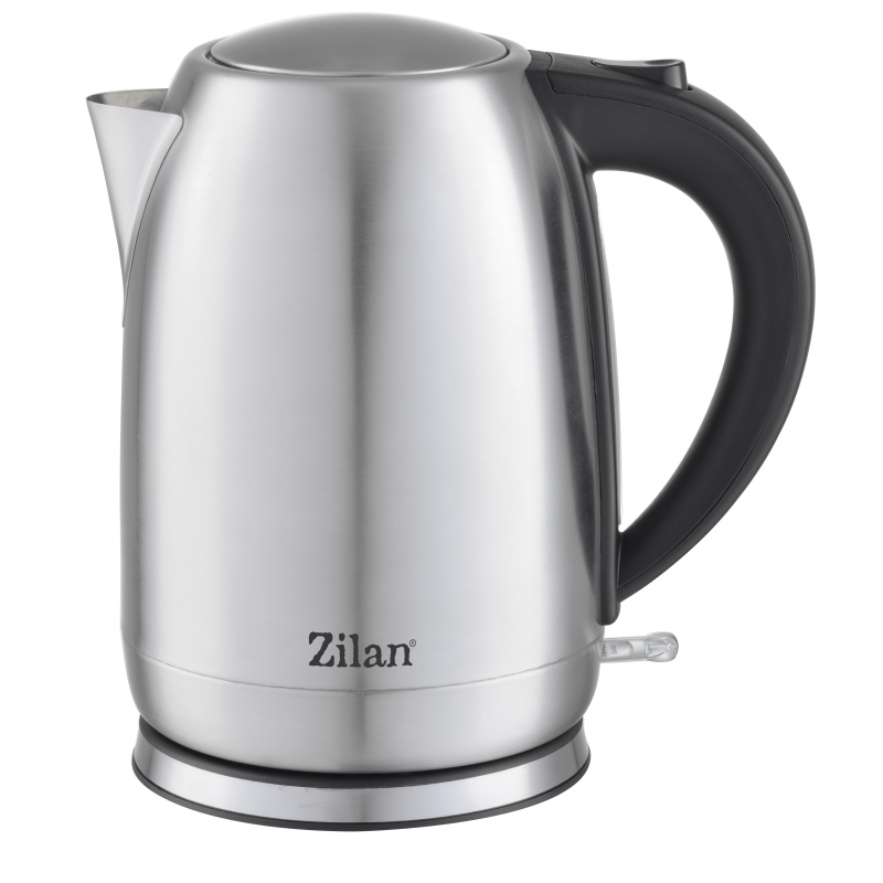 Fierbator electric Zilan ZLN-1680 Wasserkocher din inox, putere maxima 2200 W, capacitate 1.7 L, filtru, Negru