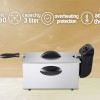 Friteuza Zilan ZLN-1819 din otel inoxidabil, capacitate 3 litri, protectie la supraincalzire