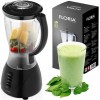Blender FLORIA ZLN-3080 Negru, Putere 300W, capacitate 1.5L, 3 viteze, Functie puls-Vas plastic