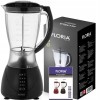 Blender FLORIA ZLN-3080 Negru, Putere 300W, capacitate 1.5L, 3 viteze, Functie puls-Vas plastic