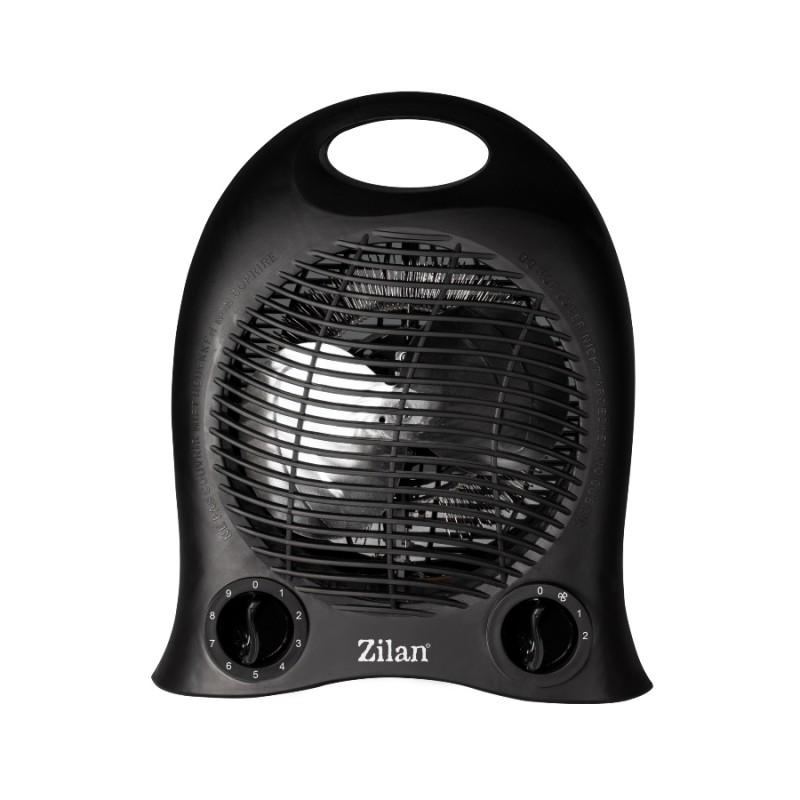 Aeroterma ZIlan ZLN-2236 Negru, 2000W, 2 nivele de putere + rece, protectie impotriva supraincalzirii