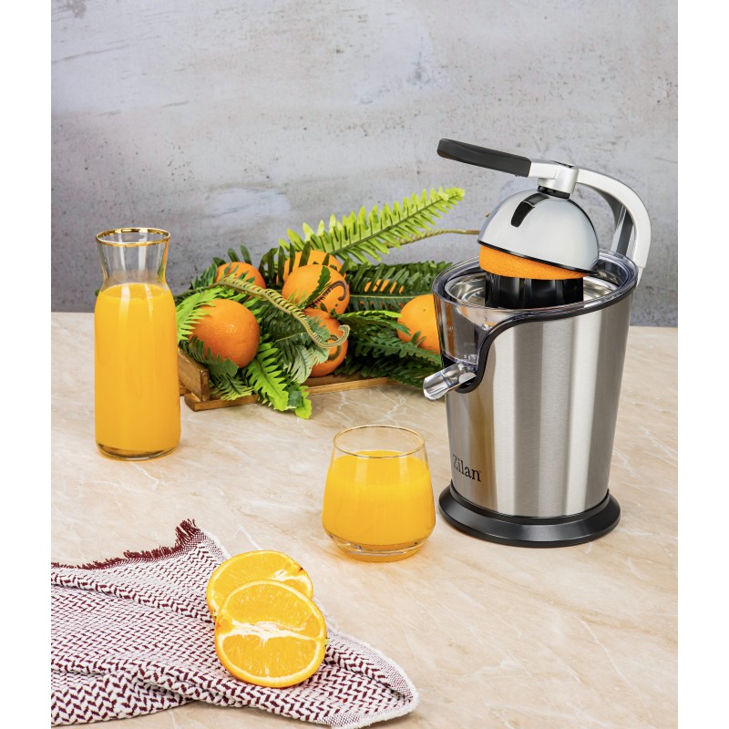 Storcator de citrice Zilan ZLN1765 din otel inoxidabil, Antiderapant, 2 conuri de dimensiuni diferite