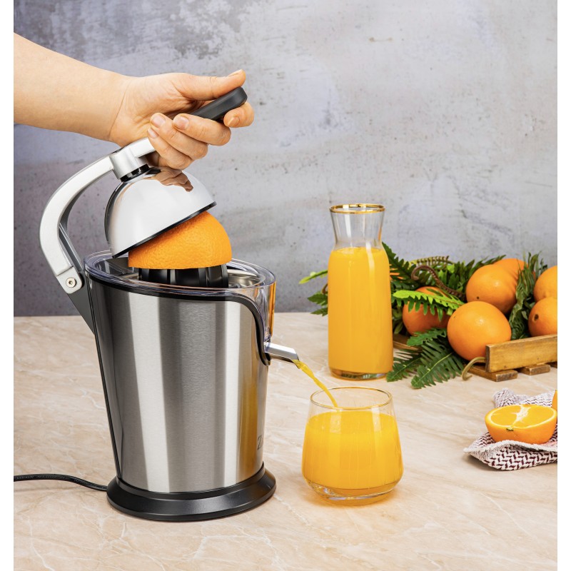 Storcator de citrice Zilan ZLN1765 din otel inoxidabil, Antiderapant, 2 conuri de dimensiuni diferite