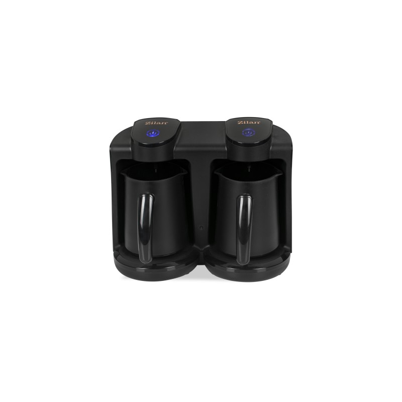 Aparat pentru preparat cafea turceasca dublu Zilan ZLN1291 Negru, Putere 400-400W, Capacitate 250-250ml
