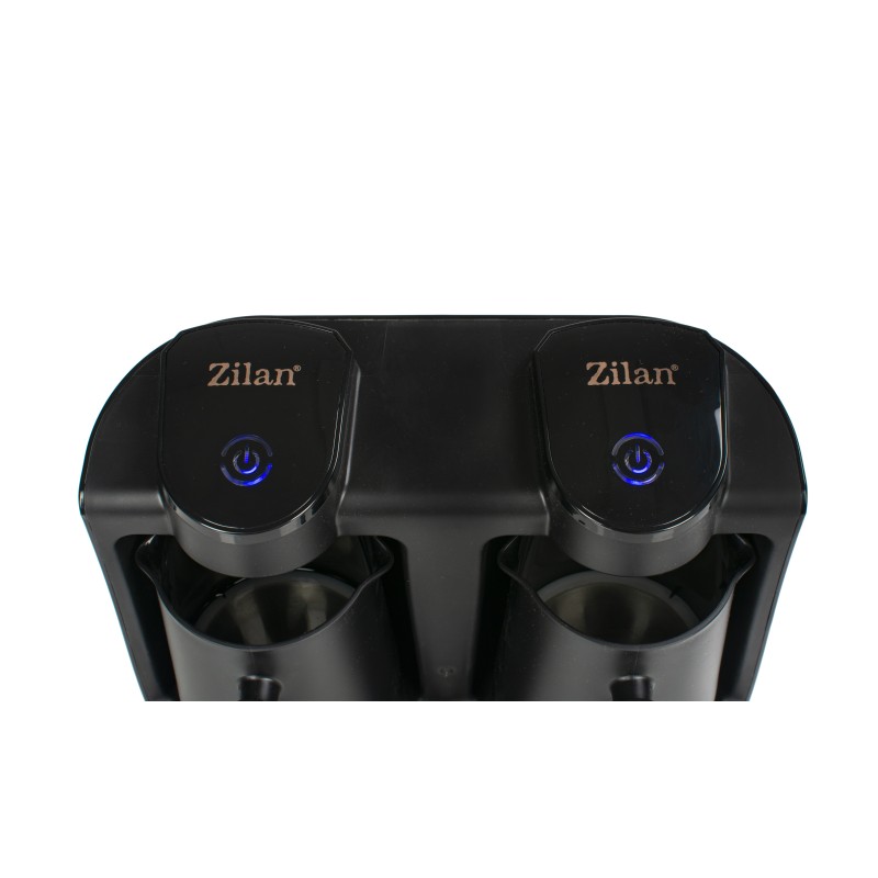Aparat pentru preparat cafea turceasca dublu Zilan ZLN1291 Negru, Putere 400-400W, Capacitate 250-250ml