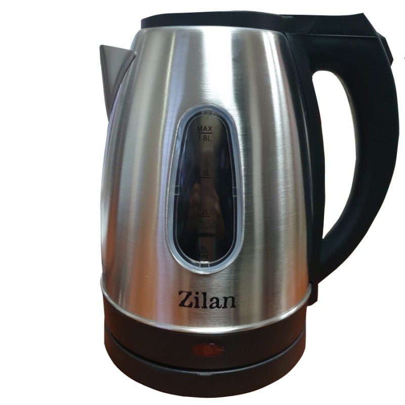 Fierbator electric din Inox Zilan ZLN1154 1500 W, 1.8L, Indicator luminos, oprire automata si manuala