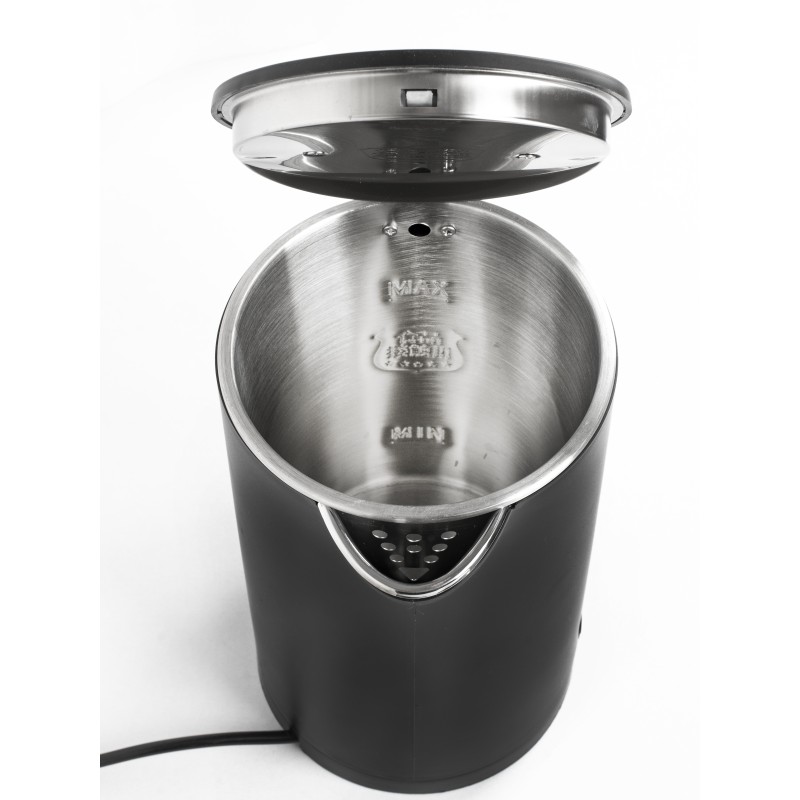 Fierbator electric Zilan ZLN1628 Negru, 1500 W, 1.7L, Indicator luminos, oprire automata si manuala