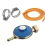 Pachet - 2 metrii furtun gaz + regulator presiune  ceas  + 2 buc coliere