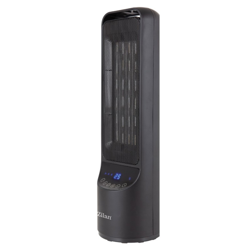 Aeroterma ceramica turn Zilan ZLN2052Negru, 2000W, timer 8H, siguranta la rasturnare