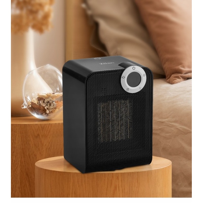 Aeroterma ceramica Zilan ZLN2021 Negru, 1800W, motor din cupru, rezistenta la apa IPX1