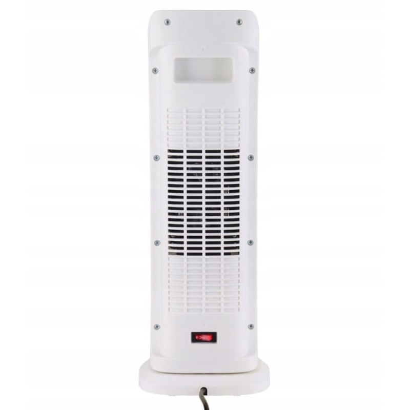 Aeroterma ceramica turn Zilan ZLN2038 Alb, 2000W, 2 trepte de viteza, termostat reglabil