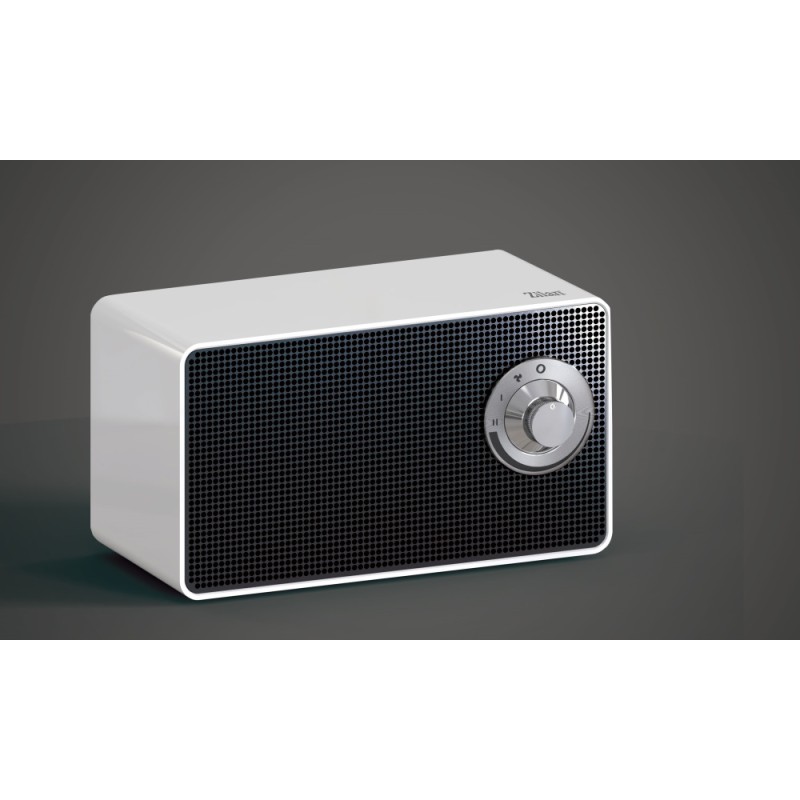 Aeroterma ceramica Zilan ZLN2007 Alb, 1000W, 2 nivele de incalzire, oprire automata la rasturnare