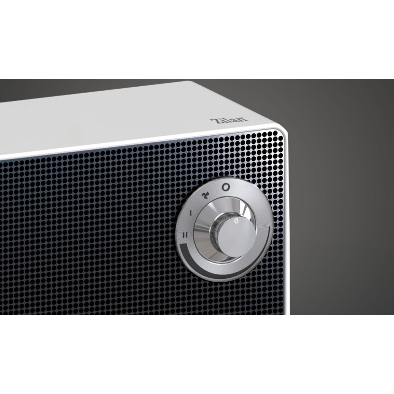 Aeroterma ceramica Zilan ZLN2007 Alb, 1000W, 2 nivele de incalzire, oprire automata la rasturnare