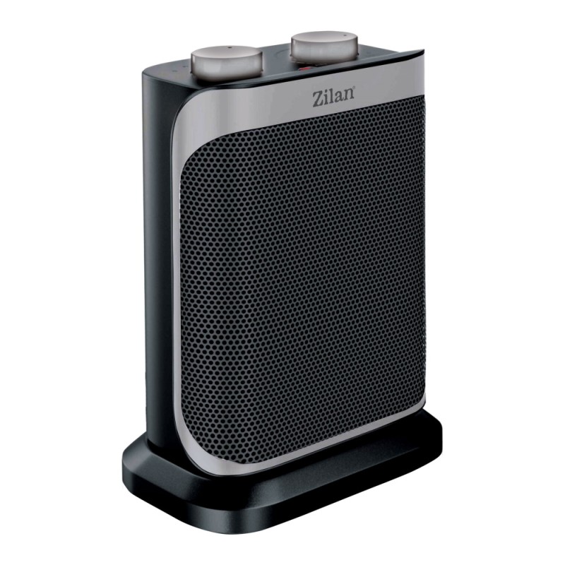 Aeroterma ceramica Zilan ZLN2014, 1500W, 2 nivele de incalzire, temperatura reglabila, siguranta la cadere