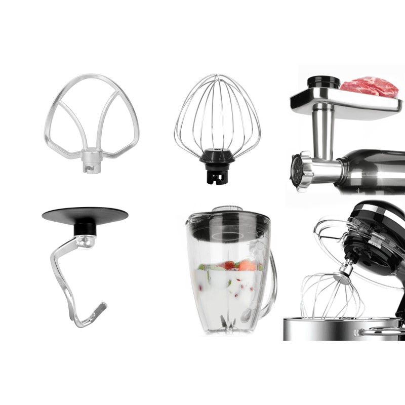 Mixer, blender si masina de tocat 3 in 1 Zilan ZLN1772 Negru, 6+1 nivele de control al vitezei, 1400W