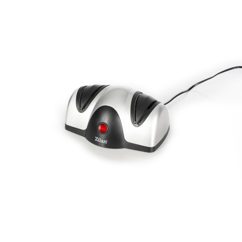 Ascutitor de cutite electric Zilan ZLN2168 Gri, cu doua nivele de ascutire, 40W, usor de curatat