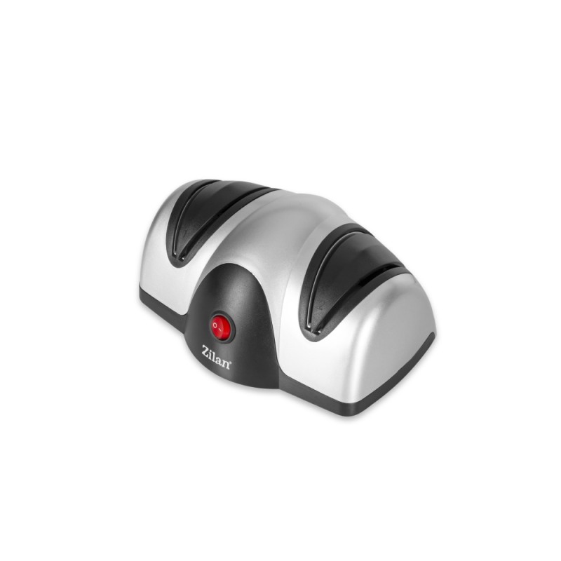 Ascutitor de cutite electric Zilan ZLN2168 Gri, cu doua nivele de ascutire, 40W, usor de curatat