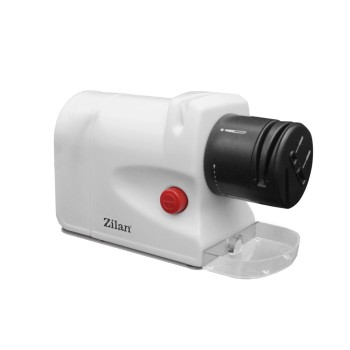 Ascutitor de cutite Zilan ZLN2175 Alb, 15W,  ultra compact, 2 nivele, ascutire si slefuire