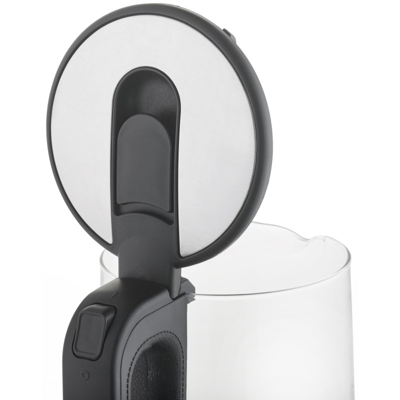 Fierbator cu LED albastru Zilan ZLN1796, 1.7L, 2200 W, transparent