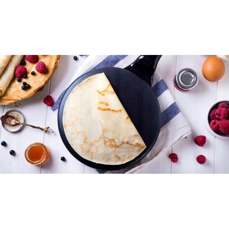 Aparat pentru facut clatite Zilan ZLN2915 Negru, 800W, cu diamentru de 20 cm