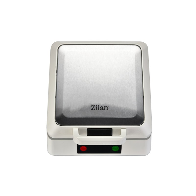 Aparat de facut gofre Zilan ZLN2939 Alb, 1200W, 4 felii, indicator led