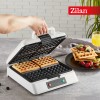 Aparat de facut gofre Zilan ZLN2939 Alb, 1200W, 4 felii, indicator led