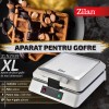 Aparat de facut gofre Zilan ZLN2939 Alb, 1200W, 4 felii, indicator led