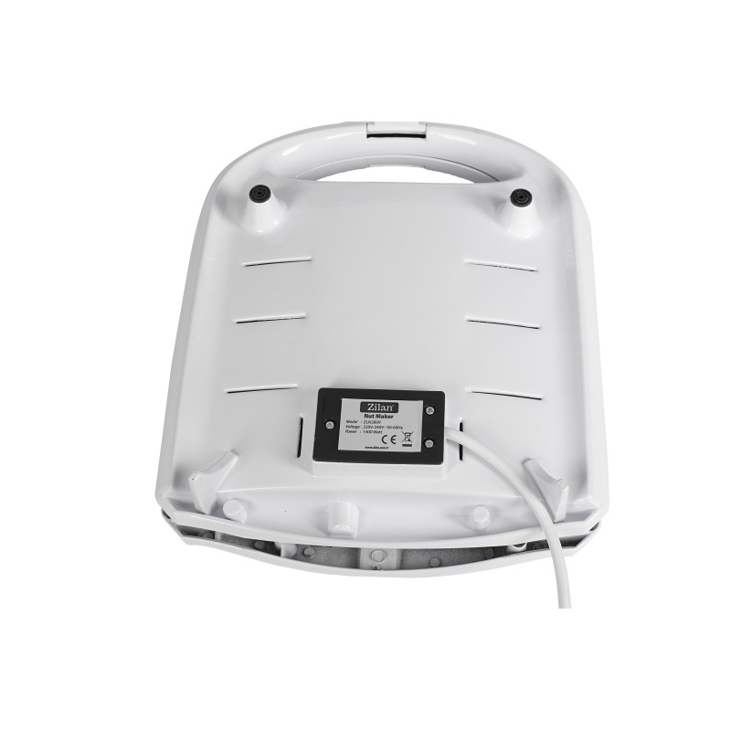 Aparat pentru preparat nuci Zilan ZLN2809 ALB, 24 jumatati sau 12 nuci intregi, 1600W, indicator luminos, Placi Neaderente