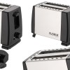 Prajitor de paine Floria ZLN1840 Negru/Inox, 700W, 7 nivele de control al temperaturii, buton de oprire